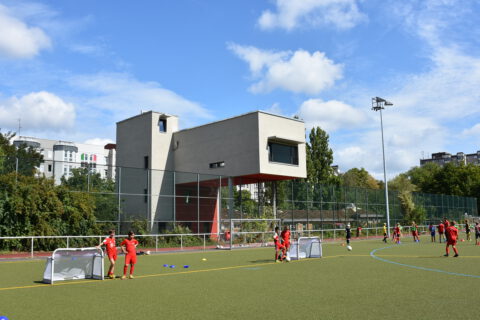 Sports- and Communication Center, Berlin 2016-2018, DNP German Neiborhood Award 2019
